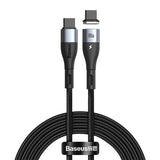 Baseus Fast Charging 100W Magnetic USB-C To USB-C Cable - 1.5m - Black (PE-0134)