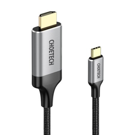 Choetech 2m 4K 60 HZ USB-C To HDMI Thunderbolt 3 Cable - Black (PE-0130)