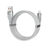 Dudao Grey 1m Magnetic Self-Organising USB-A to Lightning Cable (PE-0132)