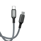 Dudao Fast Charging 100W USB-C To USB-C Cable - 1m - Grey (PE-0150)