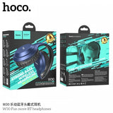Hoco W30 Fun Move BT Headphones-Blue (PE-0169)