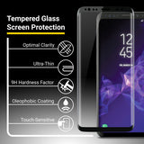 Olixar Samsung Galaxy S9 Full Cover Glass Screen Protector - Black (PE-024)