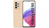 SIM Free Samsung Galaxy A53 5G 128GB Mobile Phone - Peach (PE-0246)