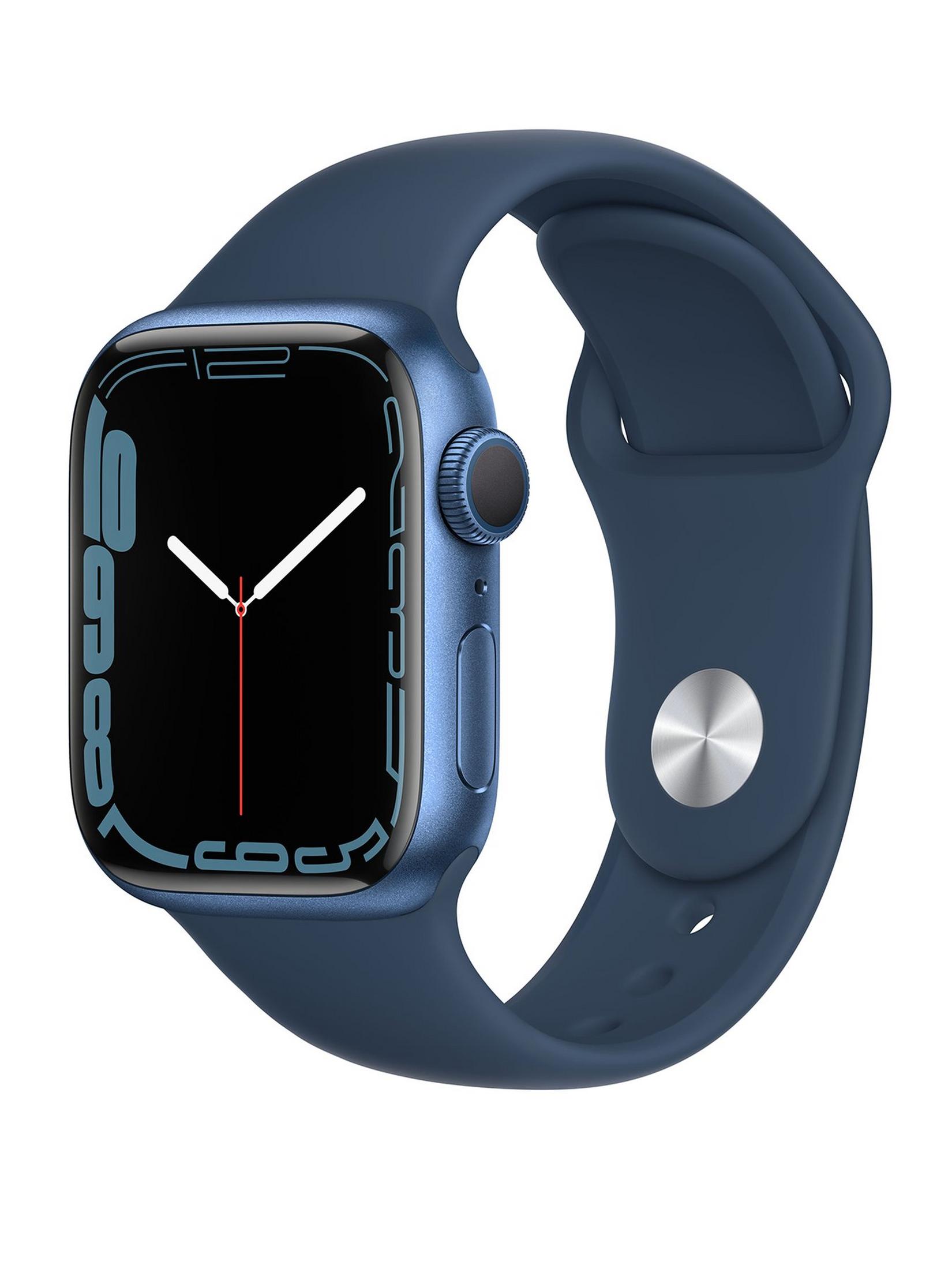 Watch Series 7 (GPS), 41mm Blue Aluminium Case with Abyss Blue Sport Band (PE-0263)
