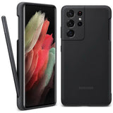 Official Samsung Black Silicone Case With S Pen - For Samsung Galaxy S21 Ultra (PE-0292)