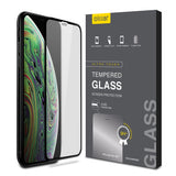 Olixar iPhone XS Max Full Cover Glass Screen Protector - Black (PE-046)