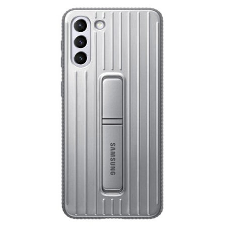 Official Samsung Grey Protective Standing Case - For Samsung Galaxy S21 Plus (PE-072)