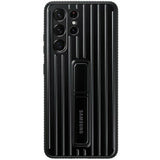Official Samsung Black Protective Standing Case - For Samsung Galaxy S21 Ultra (PE-079)